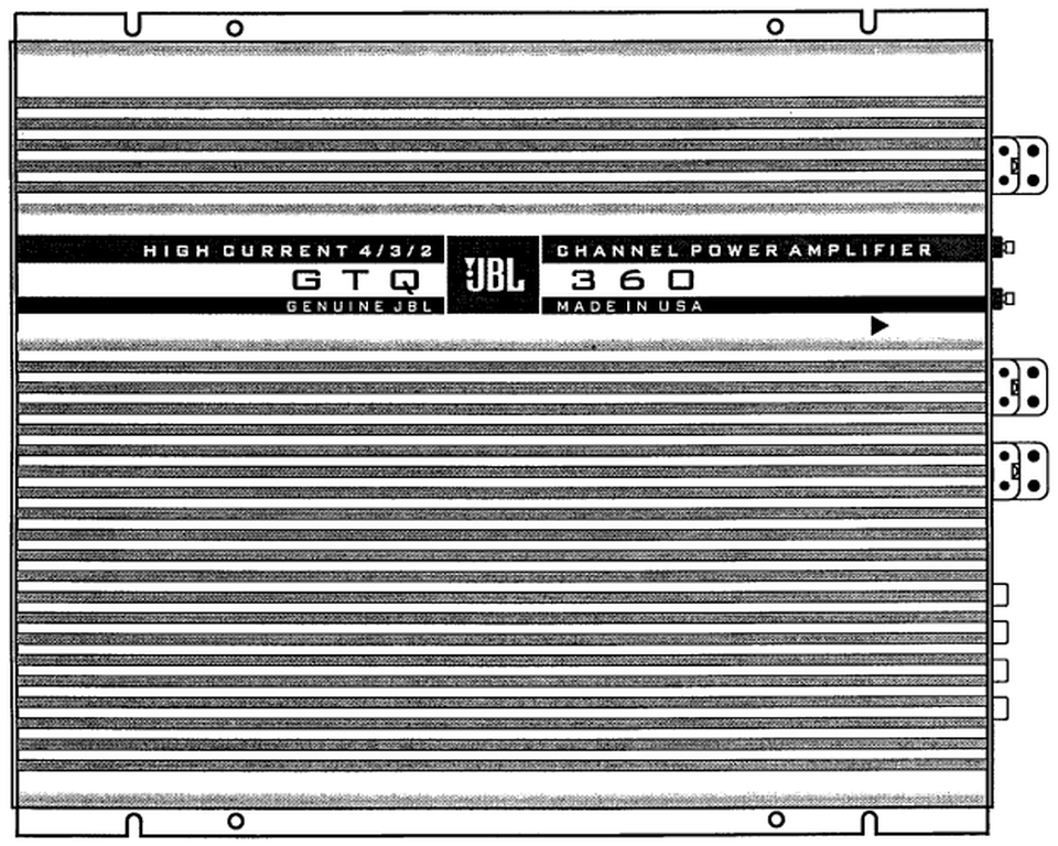 GRAND TOURING GTQ 360 - Black - 4/3/2 - Channel Amplifier - Hero